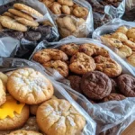 Assorted Cookie Bags on a Table