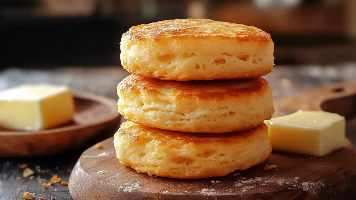 Golden pancake mix biscuits – pancake mix instead of biscuit mix