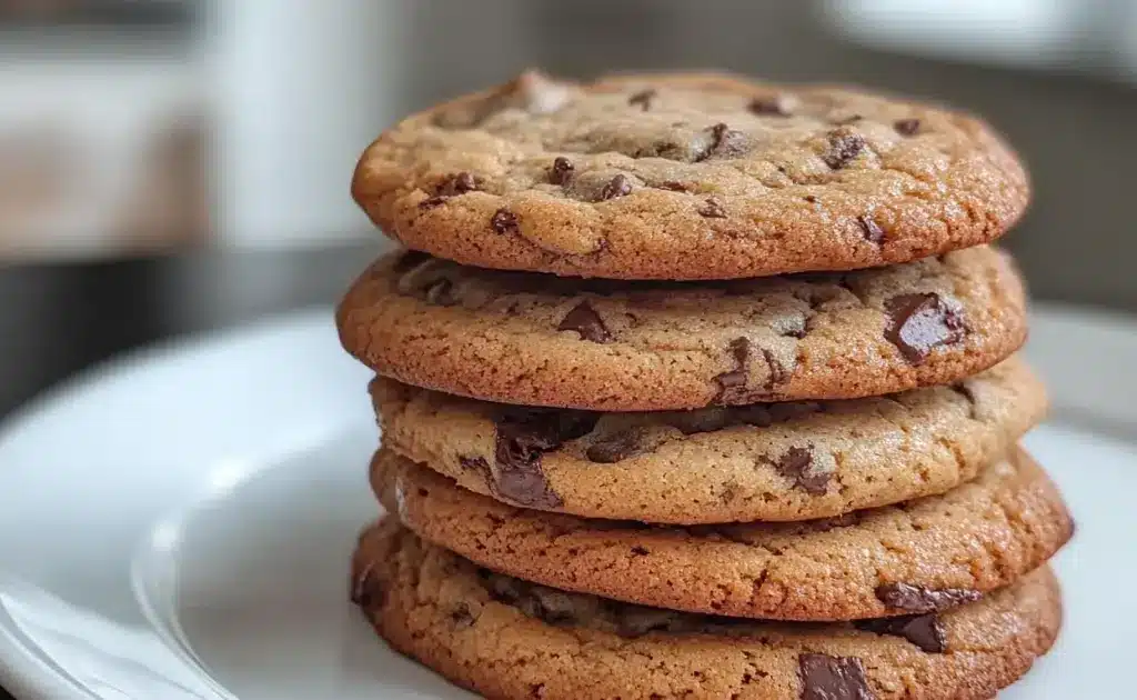 Chocolate chunk cookies fresh from the oven